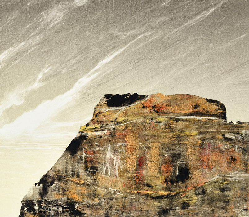 Table Rock, Monotype, 12 x 14